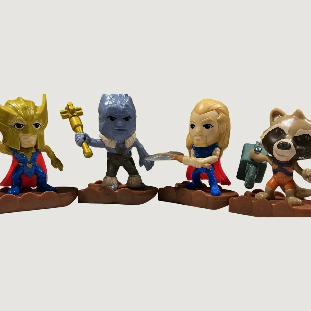 McDonalds Marvel Avengers Guardians Happy Meal Figure Lot of 4
